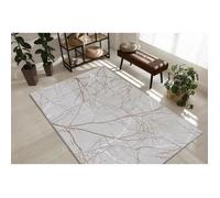 Tapis Moderne - THE CARPET - Mila - Blitz Effekt - Blanc - 80 x 150 cm