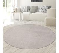 Tapis moelleux pour le Coin Canapé, lavable (Oeko-Tex), en couleur uni sable