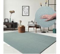 Tapis Moelleux - THE CARPET - Relax - Antidérapant - Lavable - Bleu 160x220 cm