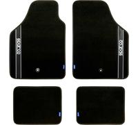 Tapis moquette bande noir SPARCO (x4)