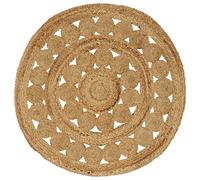 vidaXL Tapis Design rond en jute tressé – Décoration salon et entrée
