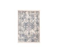 Tapis Motif Antique Délavé Palace Bleu 160 x 230 cm Bleu