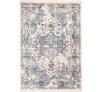 Tapis Motif Antique Délavé Palace Bleu 160 x 230 cm Bleu