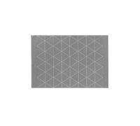 Tapis motif graphique tissé Yvo gris 160x230 Gris G