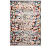 Tapis Motif Pierres Colorées Anouk Multicolore 80 x 150 cm Multicolore
