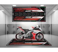 Tapis Moto pour Aprilia RS 125 - MM4159 | Jaune Cyanure Taille 2 : 102 x 47/260 120 cm