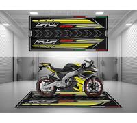 Tapis Moto pour Aprilia RS 125 - MM4159 | Jaune Cyanure Taille 2 : 102 x 47/260 120 cm