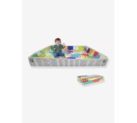 Infantino Tapis d’éveil Pliable en Mousse Souple, Très Grande Taille, Facilement Transportable, Côtés Rabattables, Antidérapant, Tapis d’éveil Bébé et Jeunes Enfants, Motifs Multicolore
