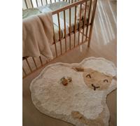 Tapis mouton 118 x 80 cm blanc TU