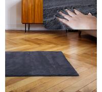Tapis multi-usages "Faux Rabbit" 60x120cm anthracite