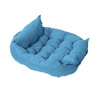 Tapis multifonction pour animal domestique - Doux, confortable, amovible et lavable pour chats et chiens - Design pliable pour un rangement facile