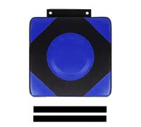 Tapis mural de boxe - Tapis de frappe mural | Tapis de boxe mural | Tapis d'entraînement carré en cuir PU pour entraînement de gym, boxe gym, ménage Pewell