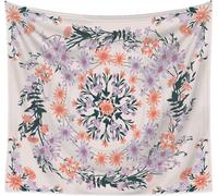Tapis mural fleur et plante esquissŽe, tenture murale mandala-fleurs boho, tapis mural hippie b?mique Pour chambre, salon, rŽsidence, dŽcoration de la maison (200 cm x 150 cm,couleur 8)
