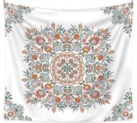 Tapis mural fleur-plante, Mandala-fleurs-boho, Tapis mural hippie b?mique Pour chambre ? coucher, salon, rŽsidence, dŽcoration de la maison (200 cm x 150 cm,couleur 13)