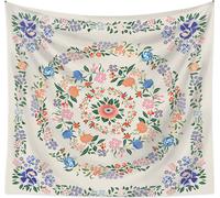 Tapis mural fleur-plante, Mandala-fleurs-boho, tapis mural hippie b?mique Pour chambre ? coucher, salon, rŽsidence, dŽcoration de la maison (150 cm x 130 cm,couleur 10)