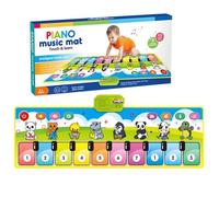 Tapis Musical interactif - Tapis de Piano Professionnel Premium pour - Jouets électroniques d'apprentissage précoce - Tapis Musical avec Plusieurs Modes d'instruments Efec
