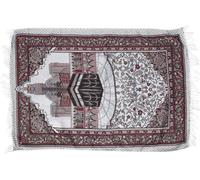 Tapis musulman, matériau en coton léger portable facile à porter décoration de la chambre, randonnée pliable pour la chasse en camping dans l'appartement