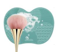 Tapis nettoyant pour pinceaux de maquillage, tampon de nettoyage pour pinceaux de maquillage |Tapis de nettoyage en silicone pour de - Épurateur de brosse cosmétique polyvalent av