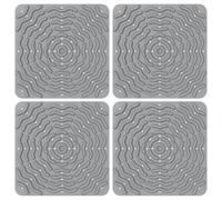 Tapis Nid Poules Silicone - Doux Réutilisable Litière Silicone, Lavable Poulailler Couveuse, Canards Pondeuses Poussins | Résistant Quatre Pièces Tapis Nid Soutient Ferme Poulailler Couveuse Roo
