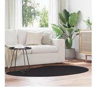 Tapis Noir 120 x 170 cm Polyester Antidérapant