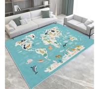 Tapis Noirs La Tour d'or Paris Paris Lavable en Peluche Et Moelleux sans Glissement À Tas À Tas Courts De Pile pour La Salle À Manger Et Les Salons De Chambre À Coucher,
