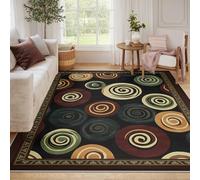 Tapis Nordic Abstract Swirl Chambre 60x120