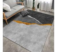 Tapis nordique en velours cristal 160 x 230 cm moderne simple pour salon, chambre à coucher, bureau, parfait pour la décoration de la maison et la table centrale.