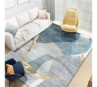 Tapis nordique en velours cristal moderne simple pour salon et chambre à coucher - 160 x 230 cm - Tapis de sol doux