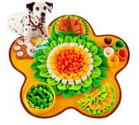 Tapis olfactif pour chiens, tapis de fourrage pour animaux de compagnie, tapis résistant à la déchirure pour entraînement cognitif, stimulation mentale, développement du cerveau et du développement du