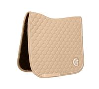 Tapis onion quilt 3D logo dressage beige