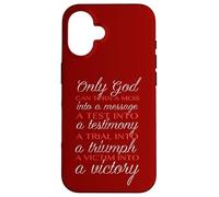 Tapis Only God Can Save You Only Jesus Can Redeem You 19 26 Coque pour iPhone 16