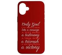 Tapis Only God Can Save You Only Jesus Can Redeem You 19 26 Coque pour iPhone 16 Plus