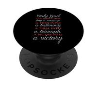 Tapis Only God Can Save You Only Jesus Can Redeem You 19 26 PopSockets PopGrip Adhésif