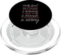 Tapis Only God Can Save You Only Jesus Can Redeem You 19 26 PopSockets PopGrip pour MagSafe