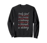 Tapis Only God Can Save You Only Jesus Can Redeem You 19 26 Sweatshirt