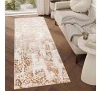 Tapis Or Beige Marron Salon Chambre Entrée Design moderne ÖKO-TEX 100 x 490