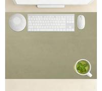Tapis Ordinateur 120 x 122 cm Silencieux Tapis de Souris Extra Large Durable pour Le Bureau La Maison La Décoration, Vert