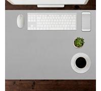 Tapis Ordinateur 52 x 65 cm Antidérapant Tapis de Souris Multifonctionnel Facile à Nettoyer pour Ordinateur Bureaus et Maison, Gris