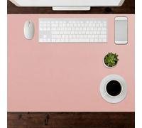 Tapis Ordinateur 52 x 65 cm Antidérapant Tapis de Souris Multifonctionnel Facile à Nettoyer pour Ordinateur Bureaus et Maison, Rose