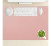 Tapis Ordinateur 70 x 120 cm Silencieux Tapis de Souris Extra Large Durable pour Le Bureau La Maison La Décoration, Rose