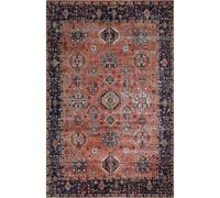 Tapis Orient 160x230 NOMEDI Rouge , tapis en coton