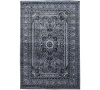 Tapis orient 300x400 rectangle gris tissé motifs orientaux BISKO