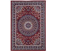 1A2T - Tapis Salon Moderne Design Polypropylene Tapis Oriental Style - Tapis Chambre Rouge 80x150 cm - Tapis à Poils Ras Rectangulaire idéal pour la Chambre, 3662
