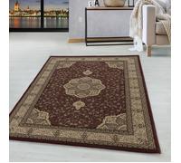 Tapis oriental classique à tissage serré Rouge 200 x 290 cmTapis Orient motifs ornementaux et floraux tapis à poil court