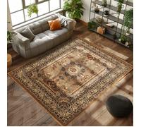 Tapis oriental classique l'aspect optique tapis tissé avec des motifs orientaux pour le salon Couleur: Beige Taille: 200 x 290 cm