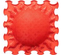 Tapis Ortoto Sensory Massage Puzzle Shining Sun (demi-sphère) rouge clair