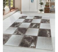 Tapis Ottawa rectangulaire 140x200cm marron 4201