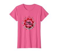 Tapis ou Rien - Impression Jeu de Poker Casino Las Vegas T-Shirt, Femme, Rose chiné, 3XL