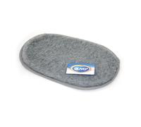 Tapis ovale pour chien Duvoplus Nappa Gris 45x32x2 cm