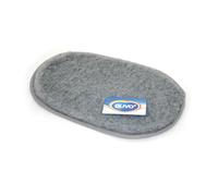 Tapis ovale pour chien Duvoplus Nappa Gris 55x39x2 cm
